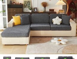 Eismodra L Shaped Sectional Couch Cover