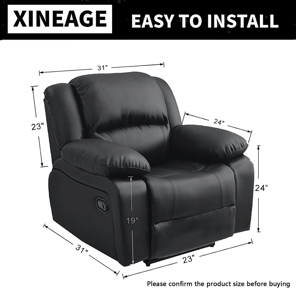 XINEAGE 4 Pieces Recliner Cover Stretch Jacquard Recliner Chair Covers The Newest Design Soft Recliner Slipcovers with Pocket for Kids and Pets, Washable Couch Cover (Recliner, Coffee)