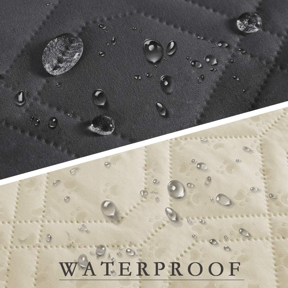 SUNNYTEX Waterproof Dog Bed Cover Dog Mat Pet Pad Pet Blanket for Couch Sofa Bed Mat Anti-Slip Furniture Protrctor(30 70,Dark Grey)